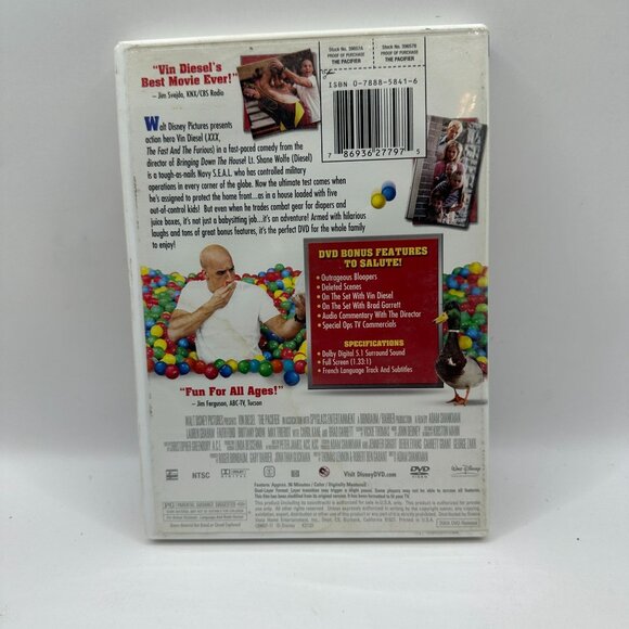 Vin Diesel The Pacifier DVD Full Screen PG Disney Family Comedy 2005 - Picture 3 of 4